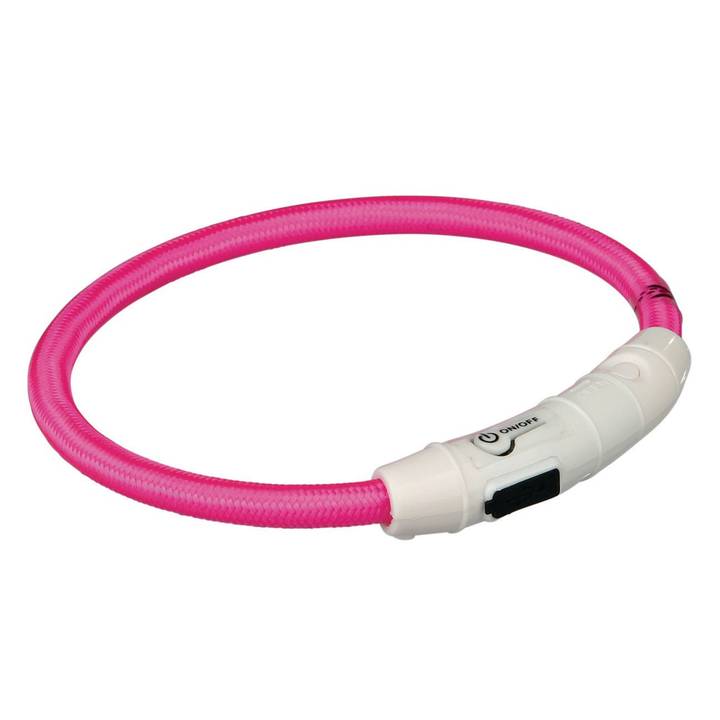 TRIXIE Leuchtring Safer Life XS-S pink