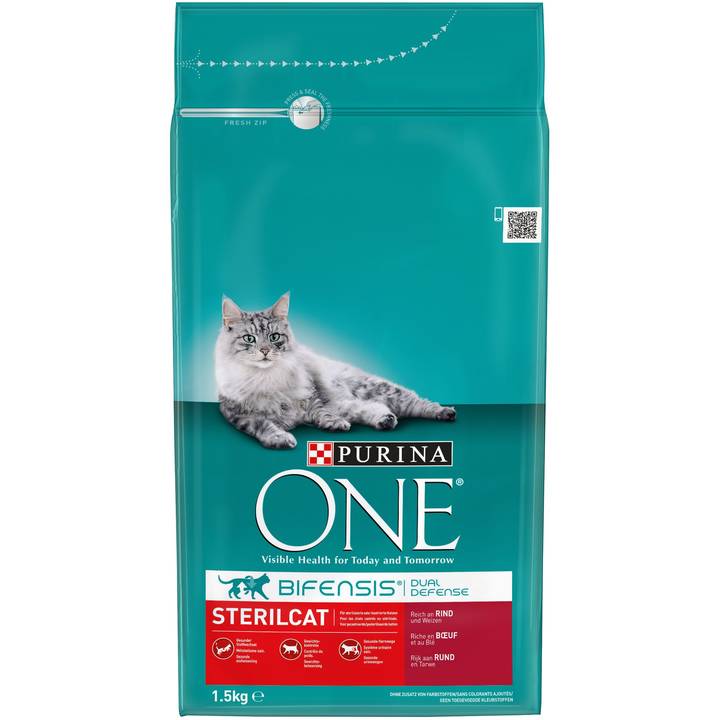 PURINA One Sterilcat Beef & Wheat Dry Food, 1,5 kg