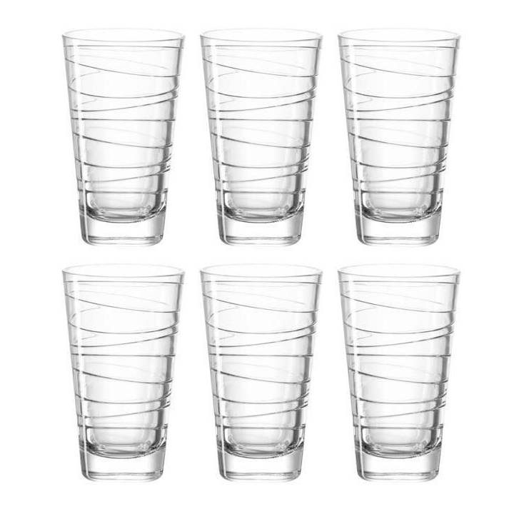 Set di bicchieri da bere LEONARDO Vario, struttura 2,8 dl, 6 pezzi