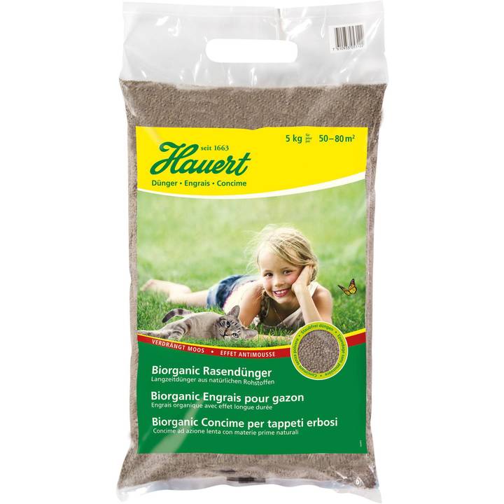 HAUERT Rasen Spezialdünger Biorganic (5 kg)