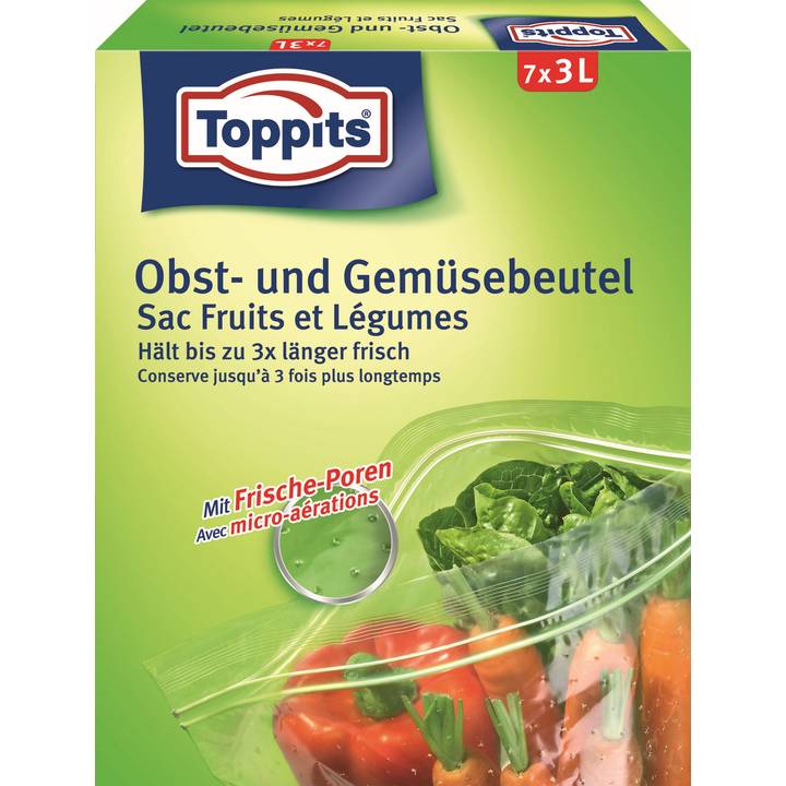 Toppits Obst-und Gemüsebeutel bis zu 3 x
