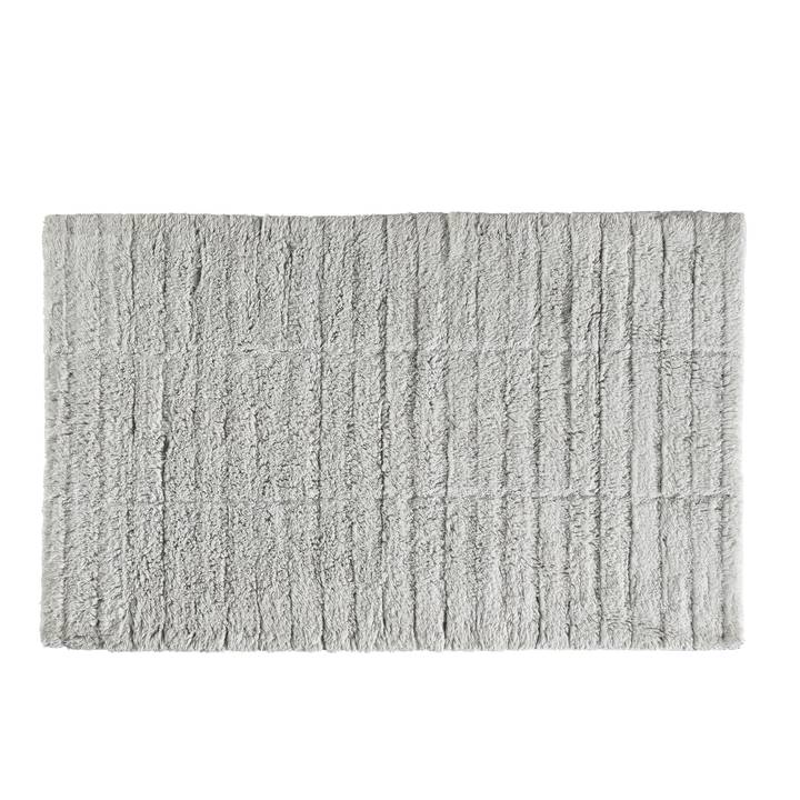 ZONE Badteppich Soft Tiles (50 x 80 cm, Grau)