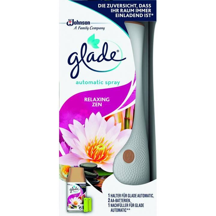 GLADE Automatic Spray Relaxing Zen Deodorante per l'ambiente (269 ml, Fruttato)