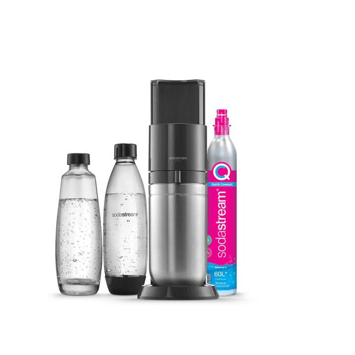 SODASTREAM DUO Megapack XL (60 l, Noir, Acier inox)