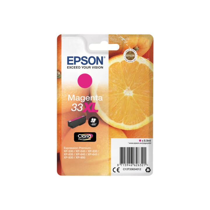 EPSON T33634012 (Magenta, 1 pièce)
