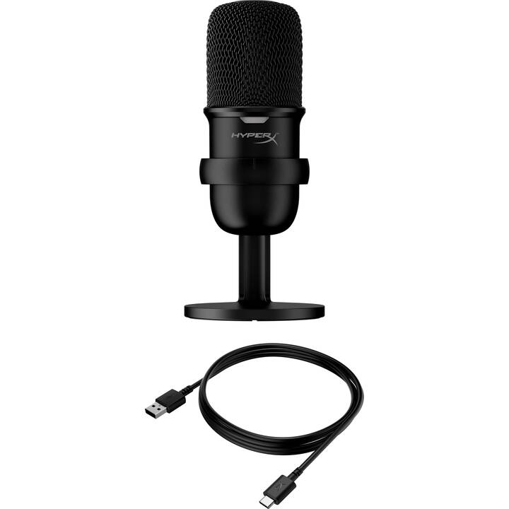 HYPERX SoloCast 4P5P8AA Microfono da tavolo (Black)