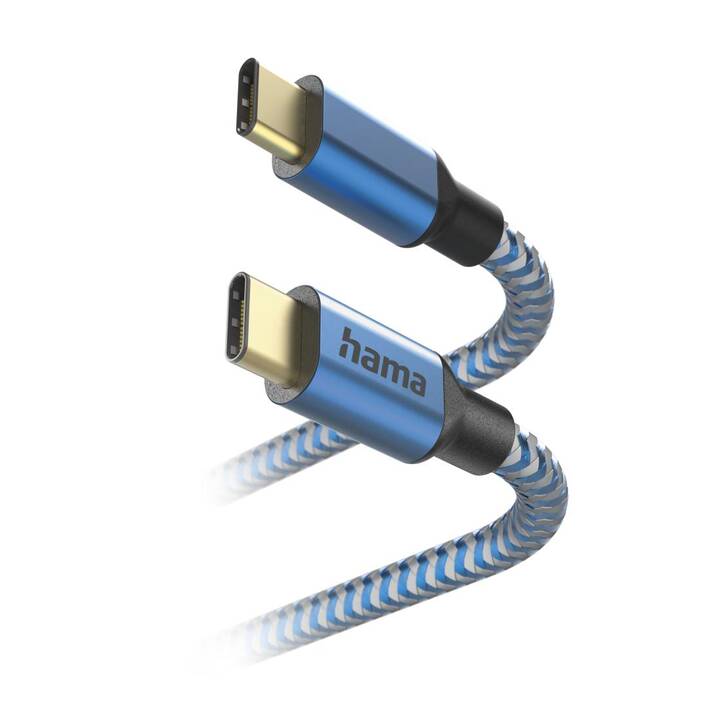 HAMA Reflective Câble USB (USB 2.0 de type C, 1.5 m)
