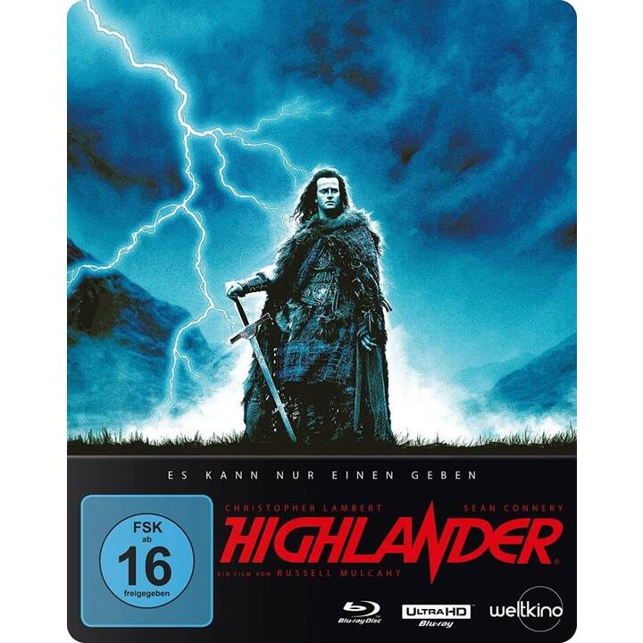 Highlander (4K Ultra HD, Limited Edition, Steelbook, DE, EN)