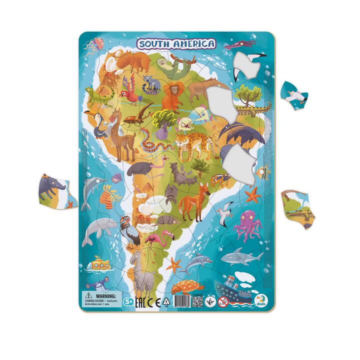 DODO Landkarte Puzzle (53 x)