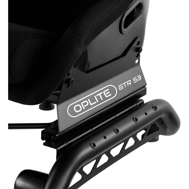 OPLITE Sedia da gaming GTR Racing Cockpit (Nero)