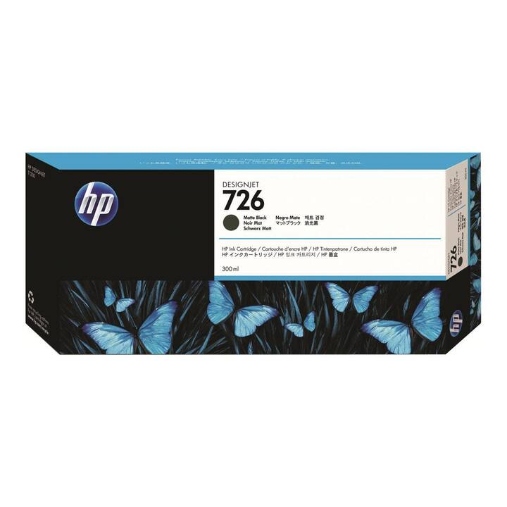 HP 726 (Noir mat, 1 pièce)