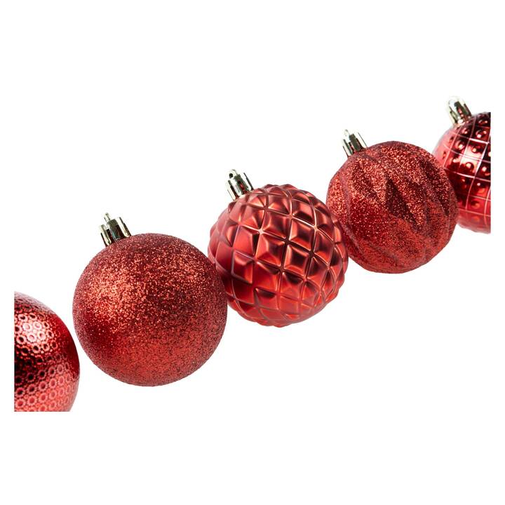 COCON Weihnachtskugeln (35 Stück, Rot)