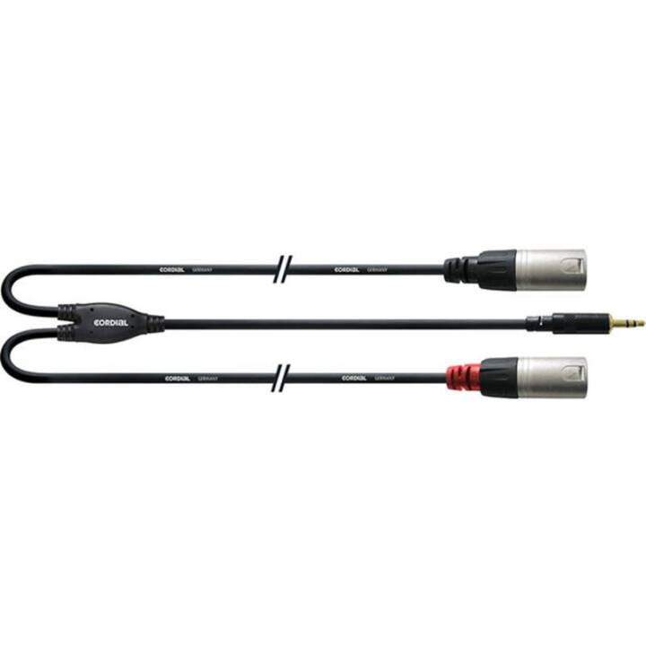 CORDIAL GMBH CFY 3.0 WMM-LONG Anschlusskabel (3.5 mm Klinke, XLR, 300 cm)