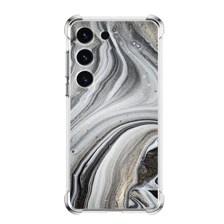 EG Backcover (Galaxy S23+, Marmor, Grau)