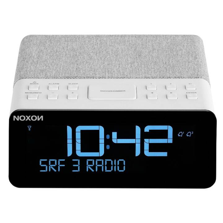 NOXON CR 100 Radio-réveil (Gris, Blanc, Black)