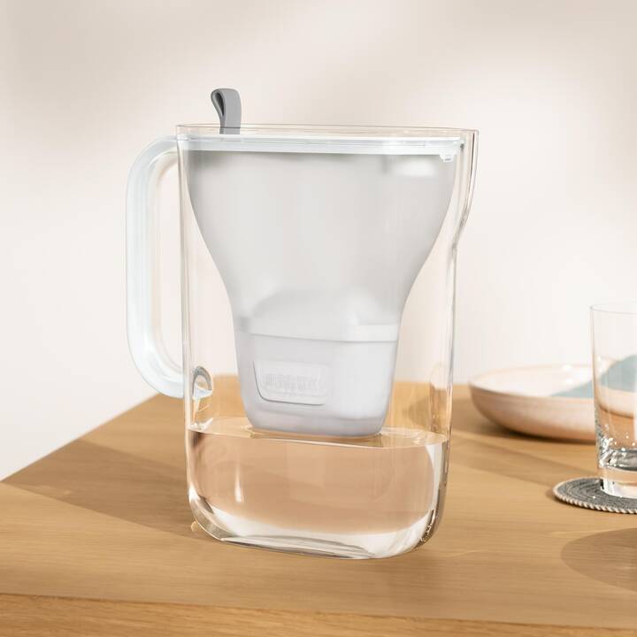 BRITA Filtro acqua da tavola Style incl. 1 cartuccia MAXTRA PRO All-in-1 (1.4 l, Grigio chiaro)