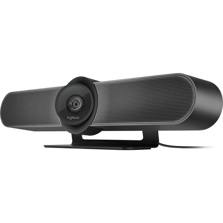 LOGITECH RoomMate + Webcam (3840 x 2160, 1920 x 1080, 1280 x 720, Schwarz)