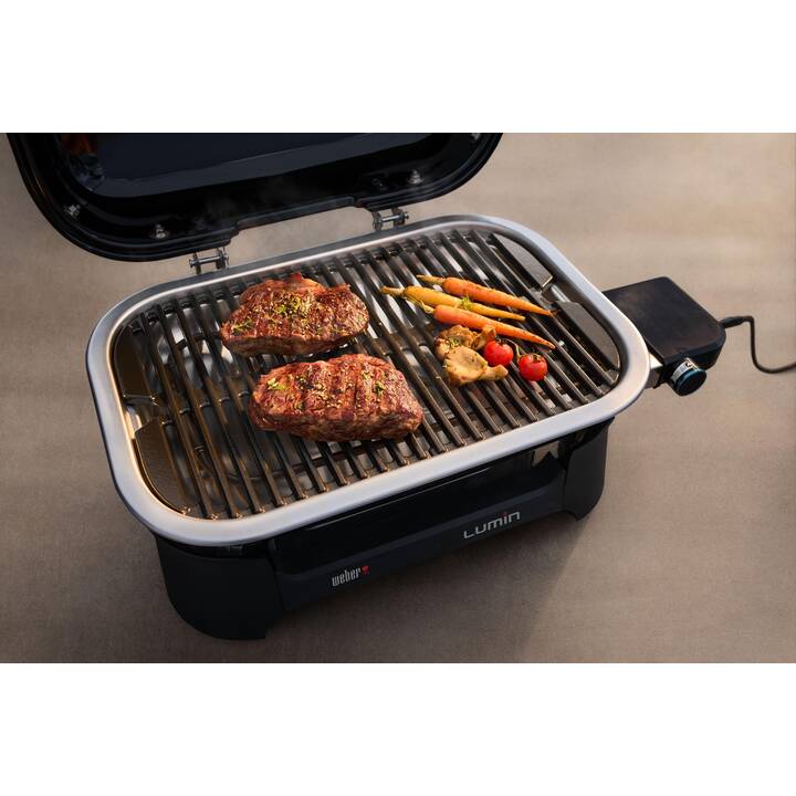 WEBER Lumin Grill elettrico (Argento, Nero)