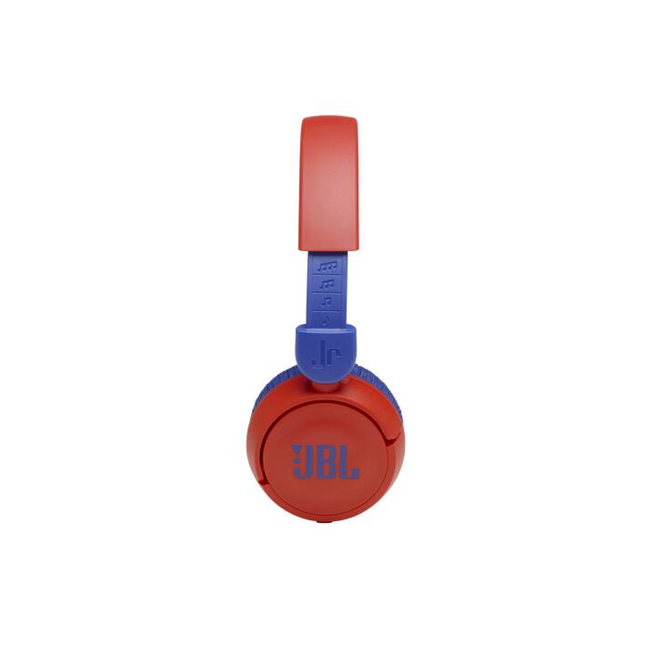 JBL BY HARMAN Jr 310BT Casque d'écoute pour enfants (On-Ear, Bluetooth 5.0, Bleu, Rouge)