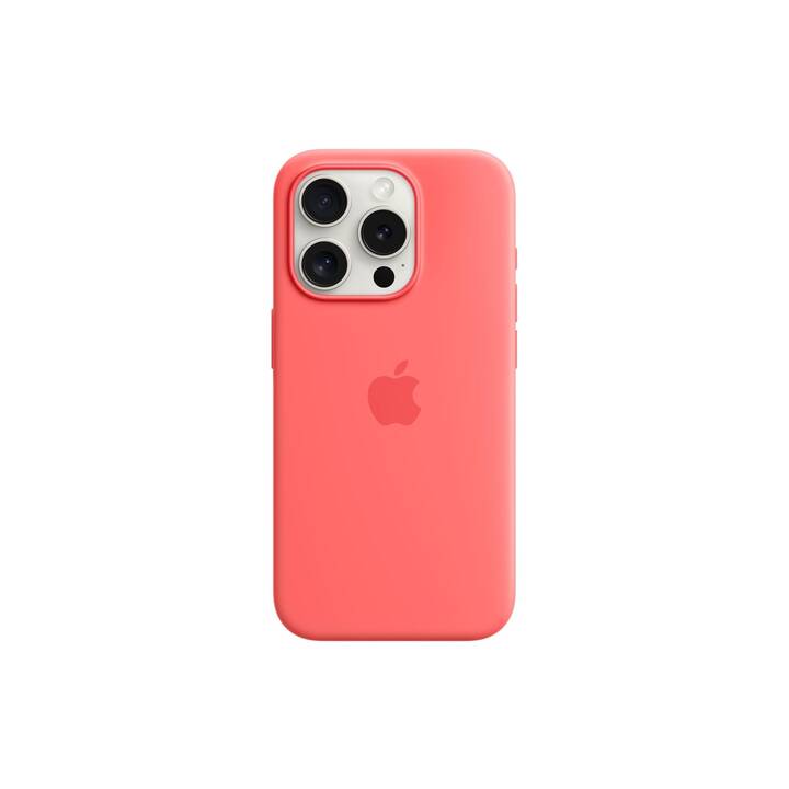 APPLE Backcover (iPhone 15 Pro, Rot, Pink)