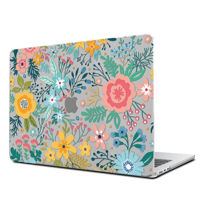 EG Hardcase (MacBook Air 13" M3 2024, Blumen, Mehrfarbig)