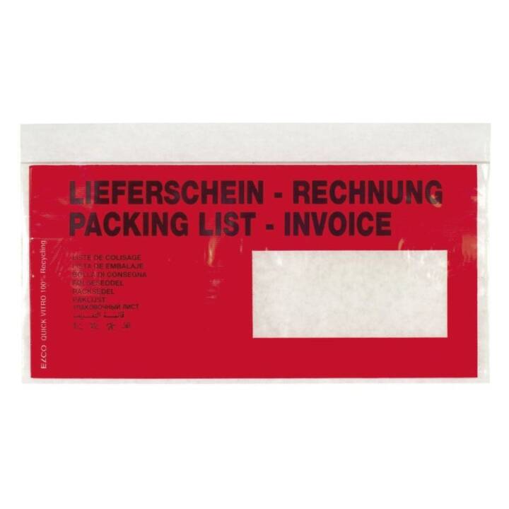ELCO Dokumententasche (C5, Rot, 250 Stück)