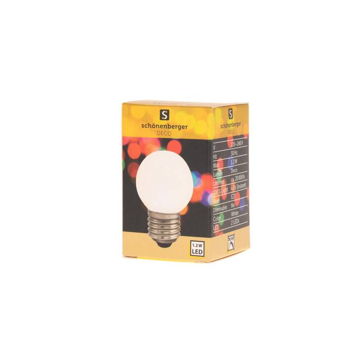 SCHÖNENBERGER Ampoule LED (E27, 1.2 W)
