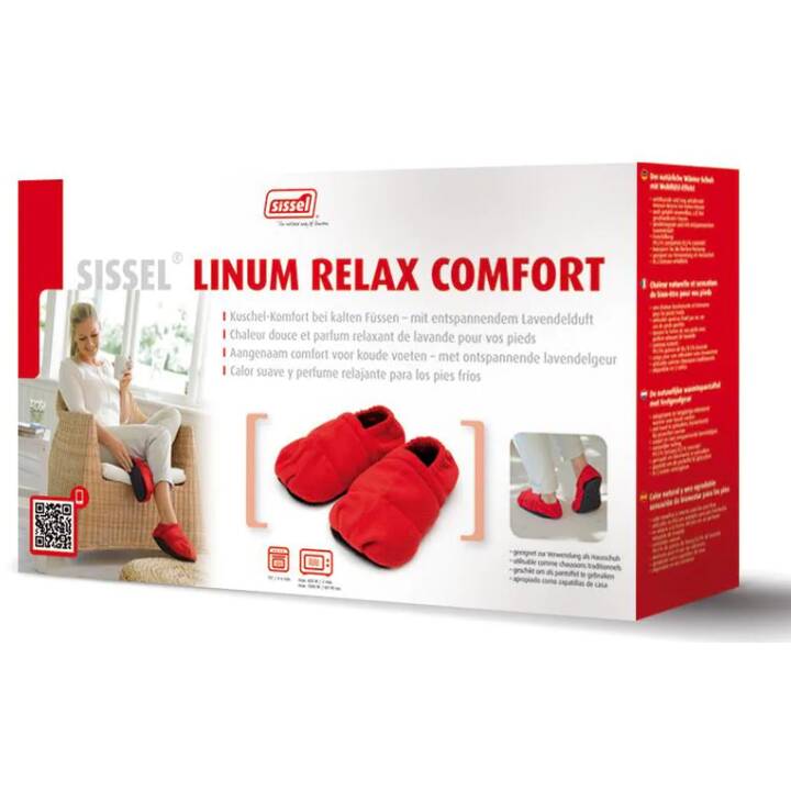 SISSEL Fusswärmer Linum Relax Comfort L/XL (Rot)