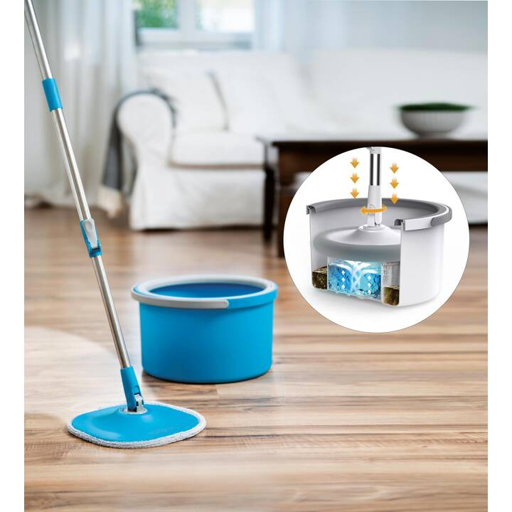 MEDIASHOP Wischmopp Livington Clean Water Spin Mop (26 cm)