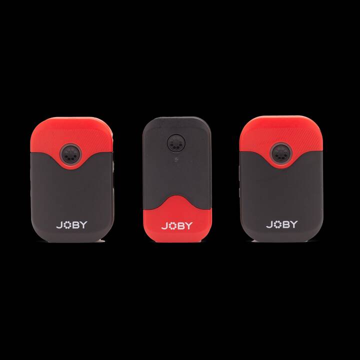 JOBY JB01737-BWW Microfono da cravatta (Nero, Rosso)