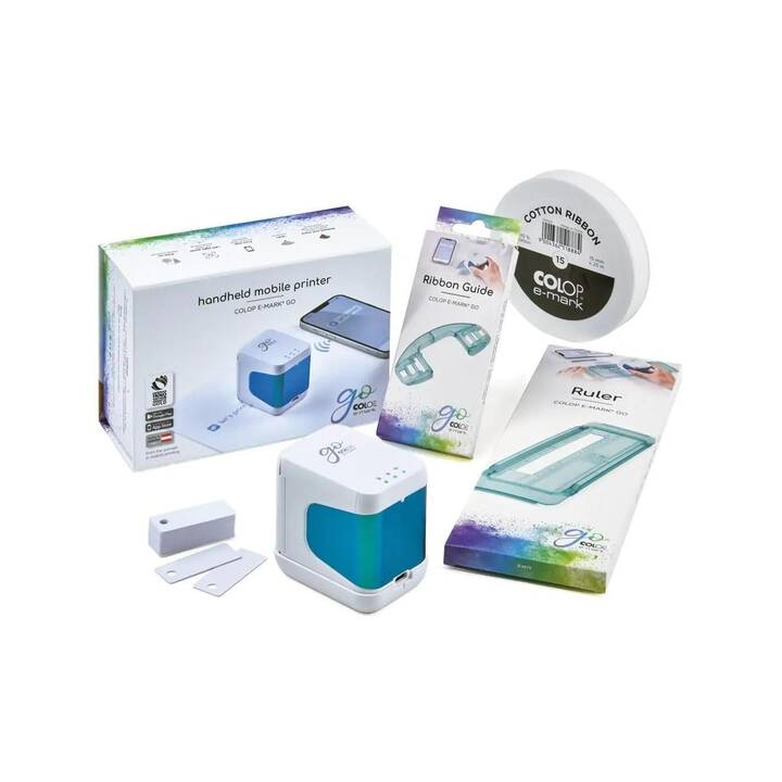 COLOP 153559 - Lot Étiquettes A4 Pour E-mark - Surfaces Difficiles - 10 Feuilles 30 Étiquettes 48x18 Mm !