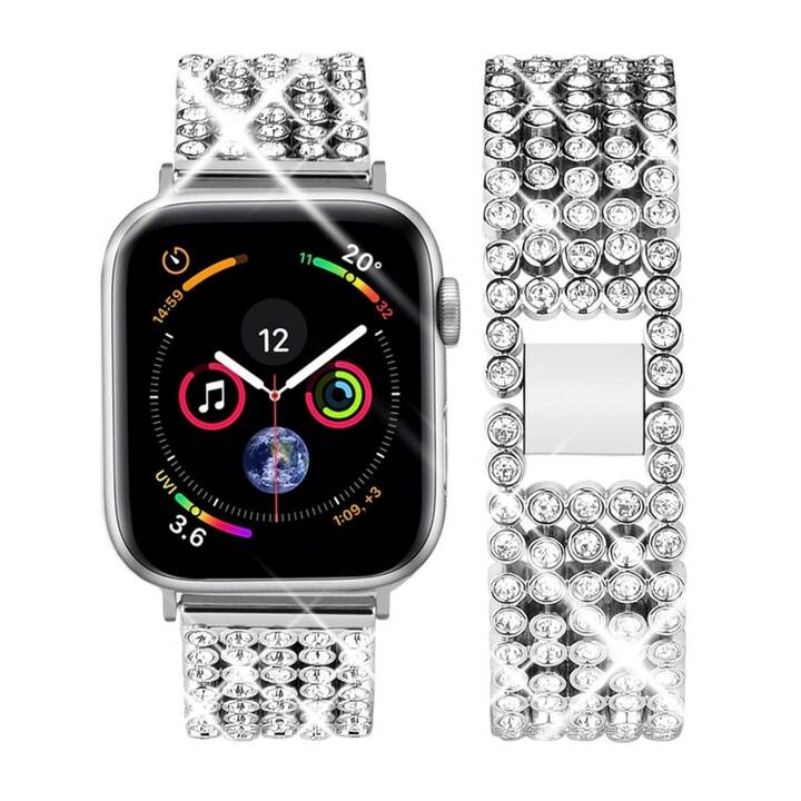EG Bracelet (Apple Watch 38 mm, Argent)
