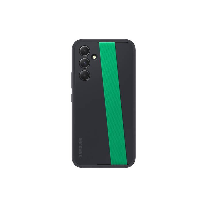 SAMSUNG Backcover Haze Grip Case (Galaxy A54 5G, Noir, Vert)