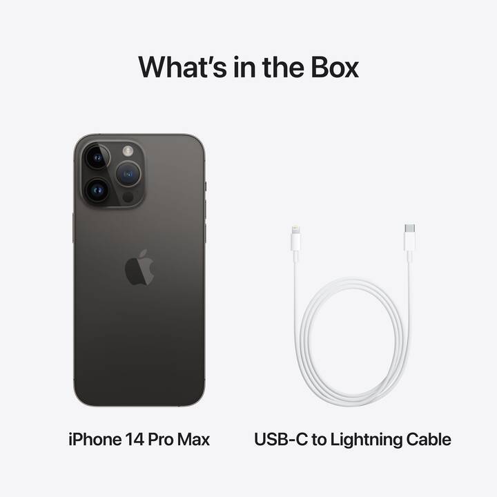 APPLE iPhone 14 Pro Max (5G, 256 GB, 6.7", 48 MP, Nero siderale)