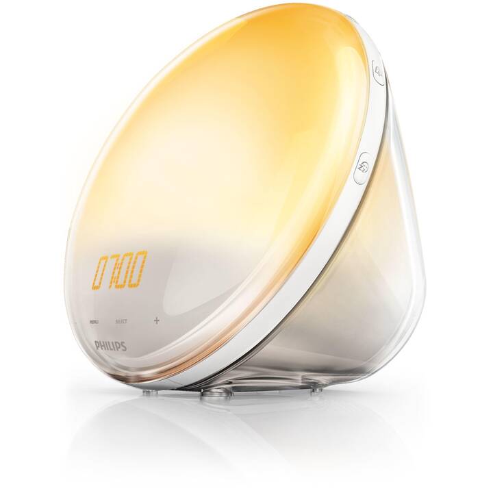 PHILIPS Sveglia luminosa SmartSleep HF3532/01 Wake-Up Light Premium (Bianco)