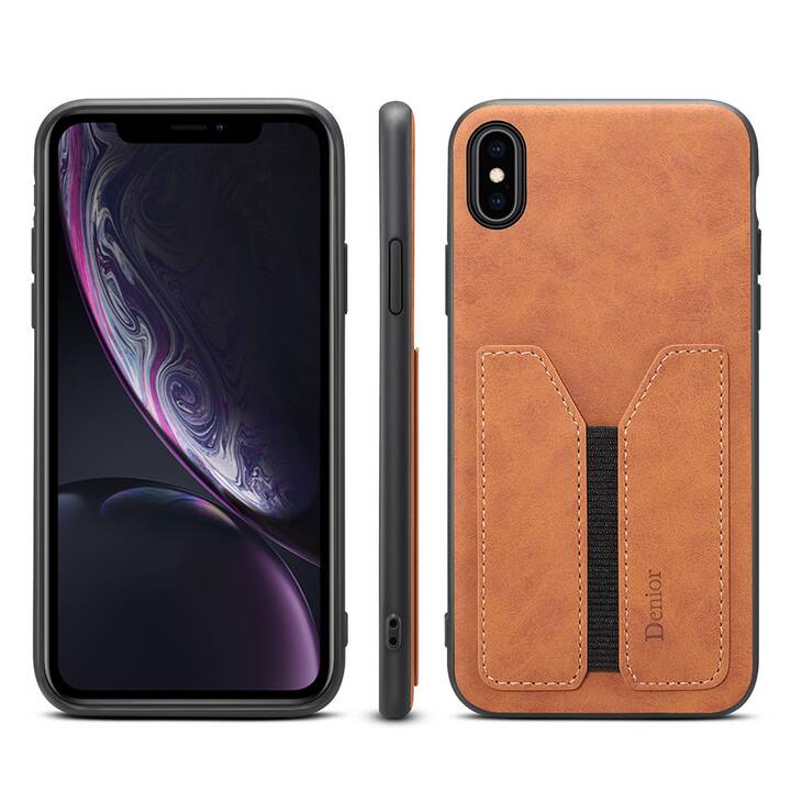 EG Backcover (iPhone X, iPhone XS, Brun)