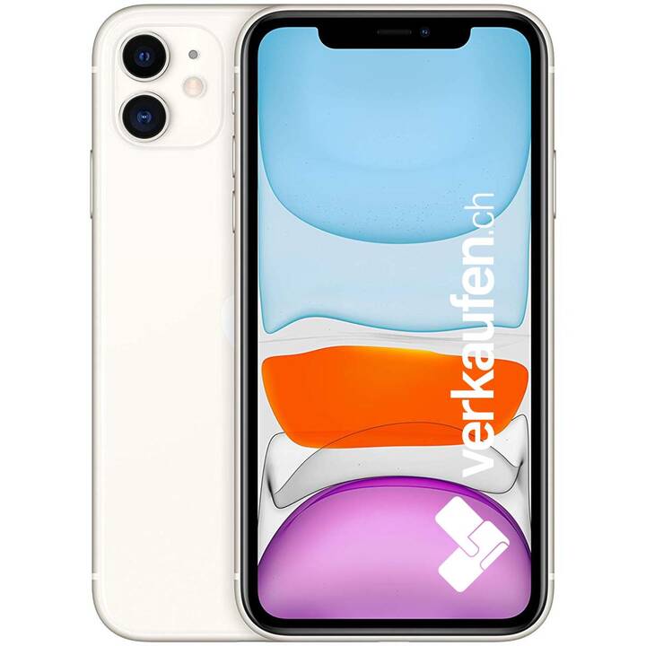 VERKAUFEN.CH iPhone 11 (Standard, 6.1", 64 GB, 12 MP, Blanc)