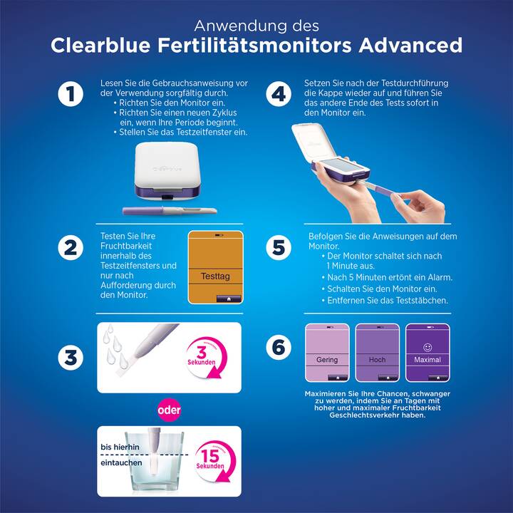 CLEARBLUE Monitor di fertilità Advanced (1 pezzo)