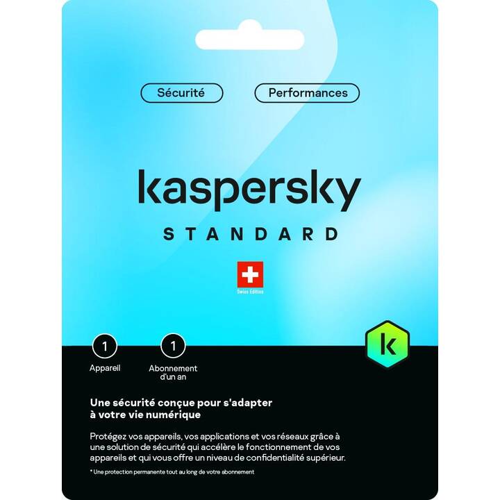 KASPERSKY LAB Standard (Licence, 1x, 12 Mois, Français)