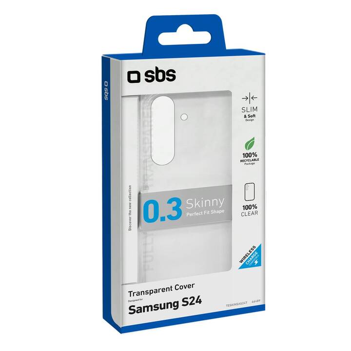 SBS Backcover (Galaxy S24, Transparente)