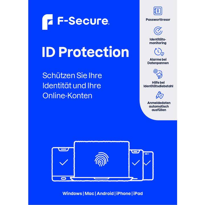 F-SECURE ID Protection (Abo, 10x, 12 Monate, Mehrsprachig)