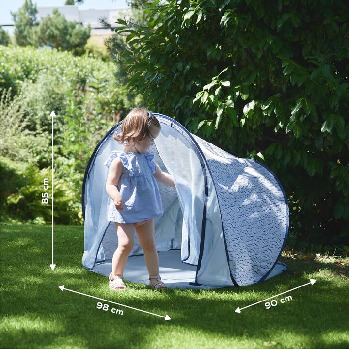 BABYMOOV Tenda da gioco Blue Waves (Blu chiaro, Blu, Lavorato)