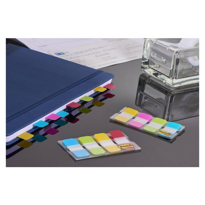 3M Notes autocollantes Index Strong (4 x 10 feuille, Multicolore)