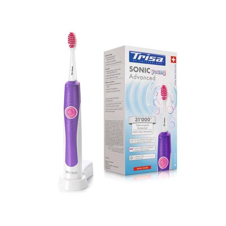 TRISA Sonic Advanced Young (Violett, Weiss)