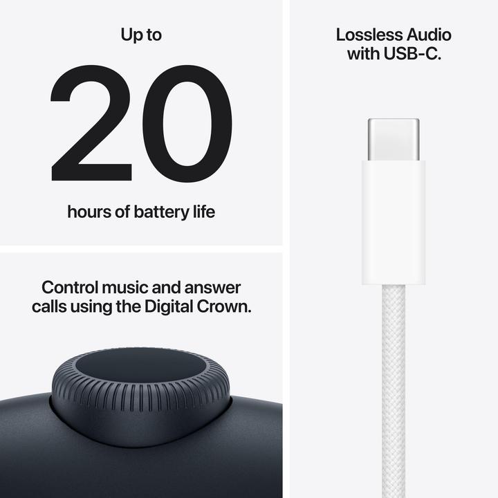 APPLE AirPods Max 2 (ANC, Mitternacht) - Interdiscount