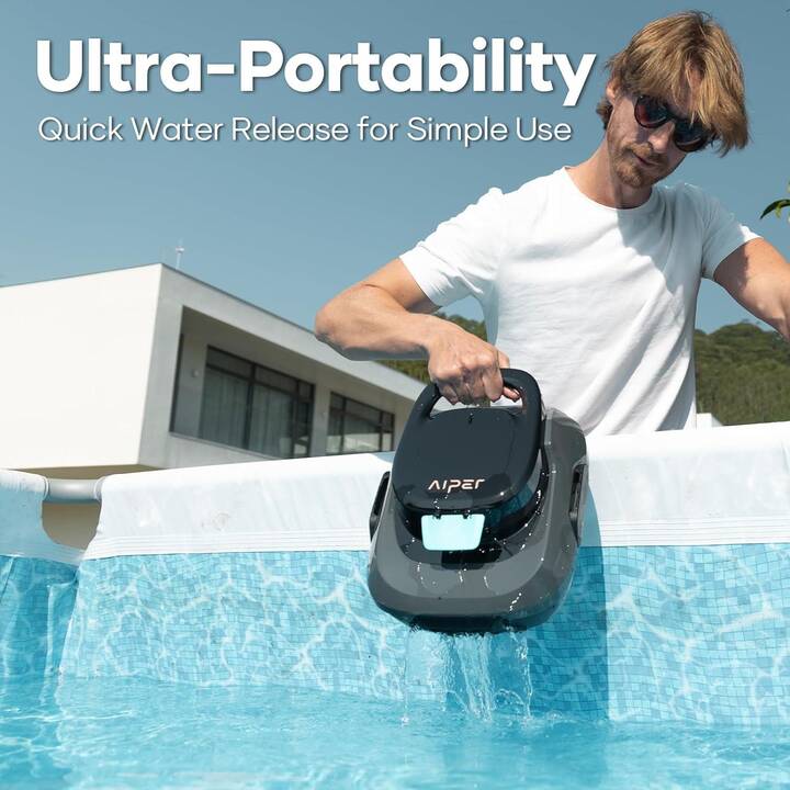 AIPER Robot du nettoyage piscine Scuba SE (75 l/min, 80 m2/h)