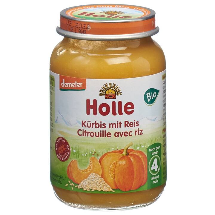 HOLLE Purée de légumes Bouillie (190 g)