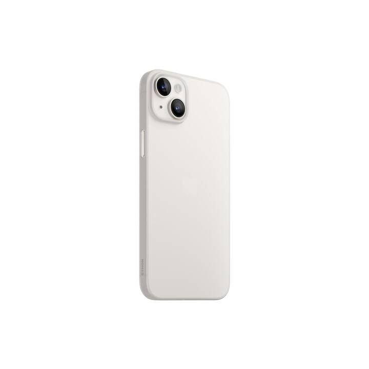 NOMAD GOODS Backcover Super Slim (iPhone 14 Plus, Unicolore, Bianco)