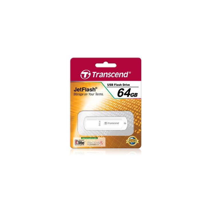 TRANSCEND JetFlash 370 (64 GB, USB 2.0 Typ-A)