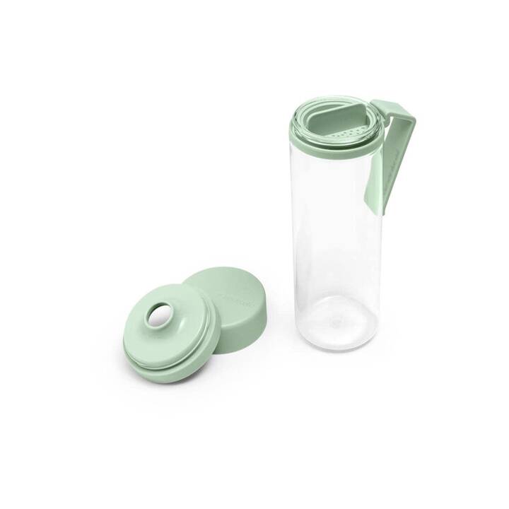 BRABANTIA Trinkflasche Make & Take (500 ml, Hellgrün, Transparent, Grün)